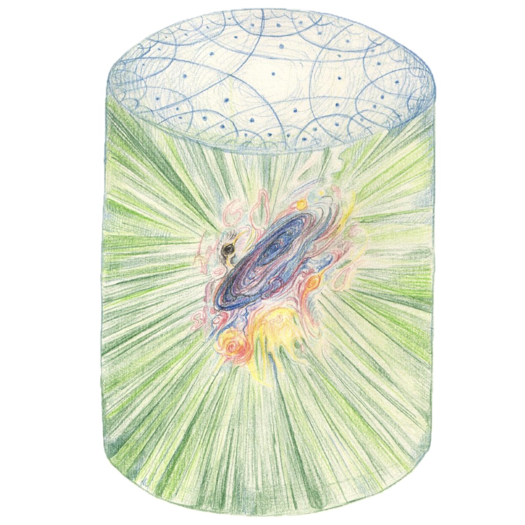 Illustration of the AdS/CFT correspondence